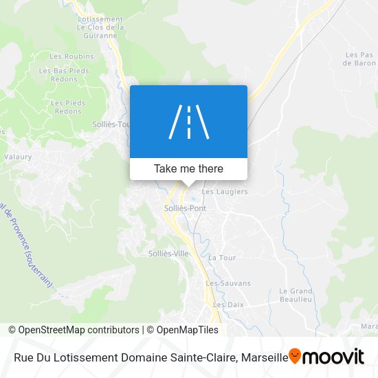 Rue Du Lotissement Domaine Sainte-Claire map