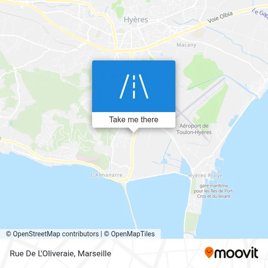 Rue De L'Oliveraie map