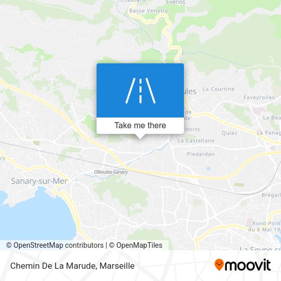 Chemin De La Marude map