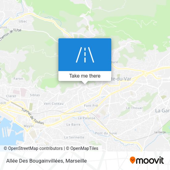 Allée Des Bougainvillées map