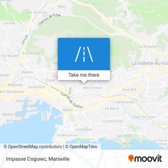 Impasse Coguiec map