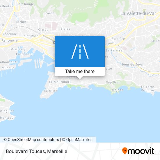 Boulevard Toucas map