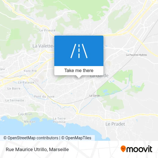 Rue Maurice Utrillo map