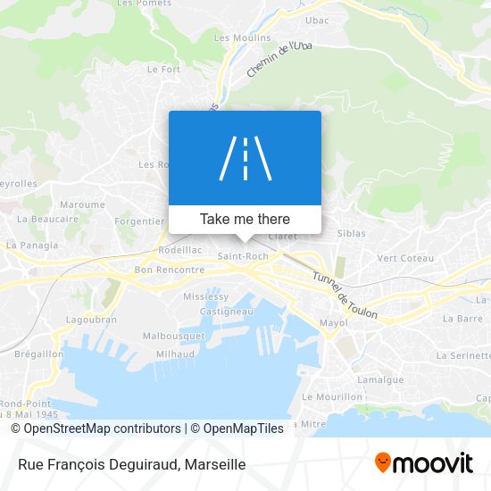 Rue François Deguiraud map