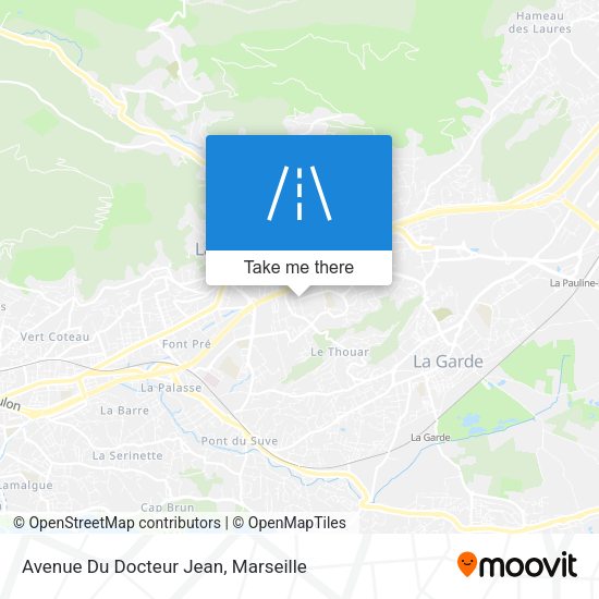 Avenue Du Docteur Jean map