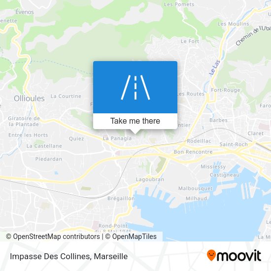 Impasse Des Collines map