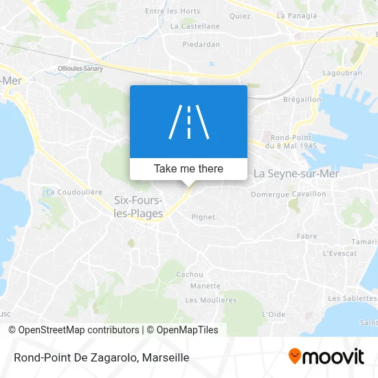 Rond-Point De Zagarolo map