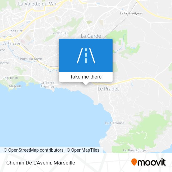 Chemin De L'Avenir map
