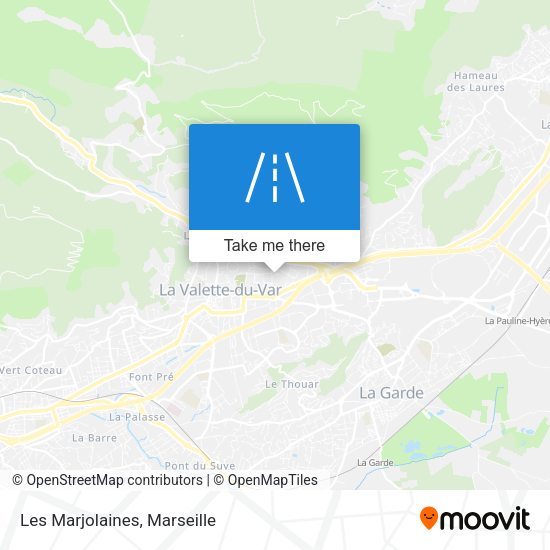 Les Marjolaines map