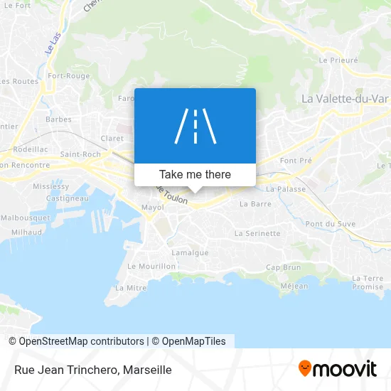 Rue Jean Trinchero map