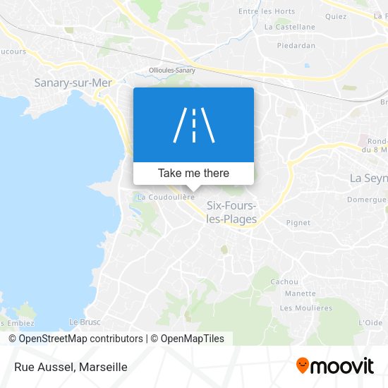 Rue Aussel map