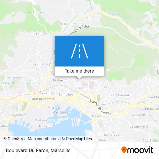 Boulevard Du Faron map