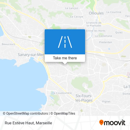 Rue Estève Haut map