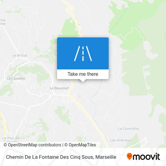 Chemin De La Fontaine Des Cinq Sous map