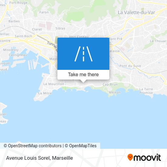 Avenue Louis Sorel map