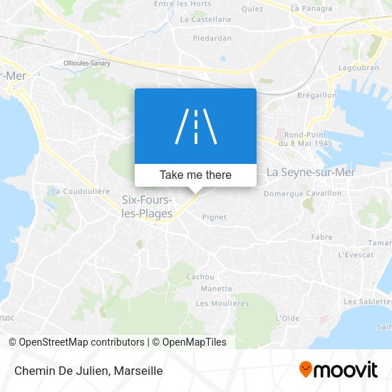 Chemin De Julien map