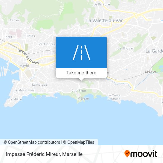 Impasse Frédéric Mireur map