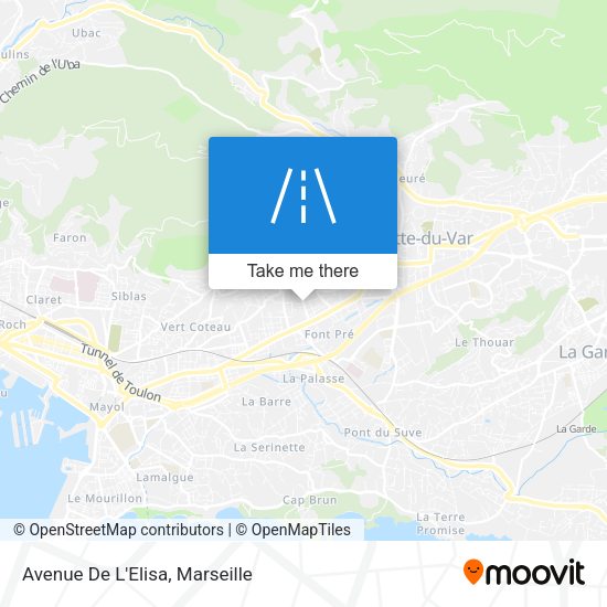 Avenue De L'Elisa map