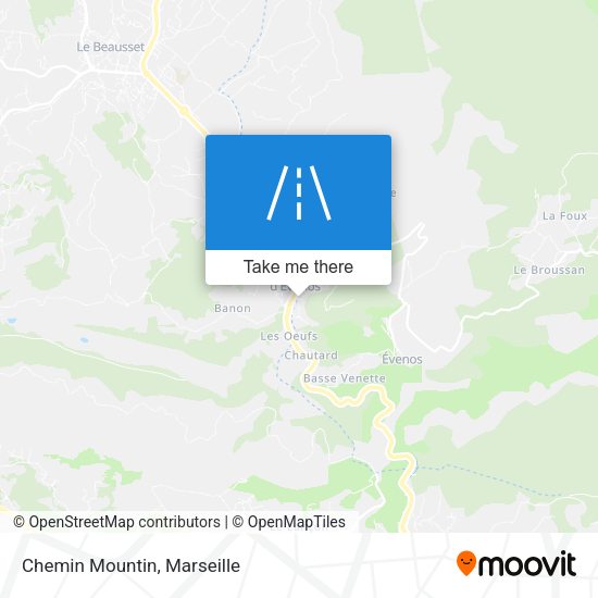 Chemin Mountin map