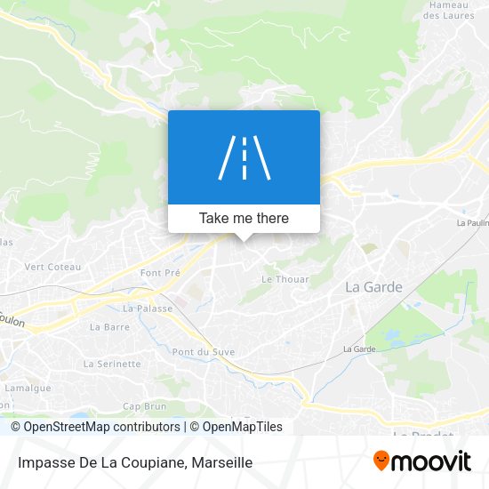 Impasse De La Coupiane map