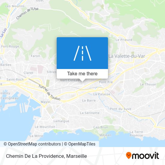 Chemin De La Providence map