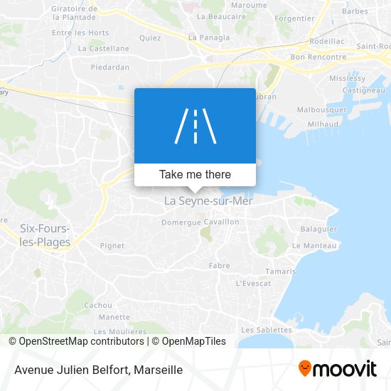 Avenue Julien Belfort map