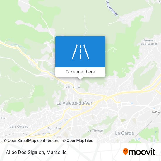 Allée Des Sigalon map
