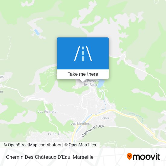 Chemin Des Châteaux D'Eau map