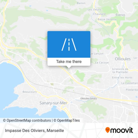 Impasse Des Oliviers map