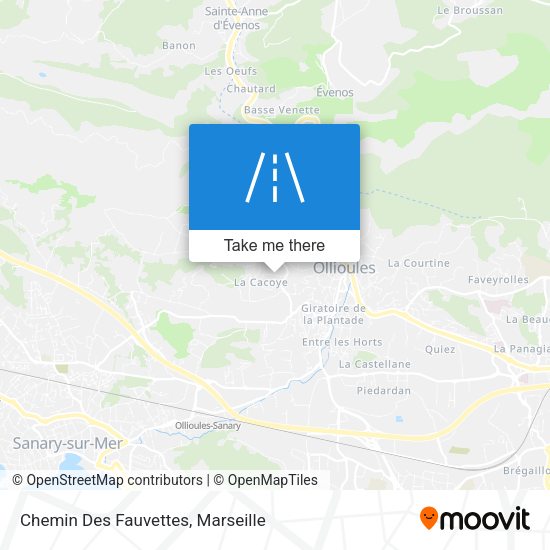 Chemin Des Fauvettes map