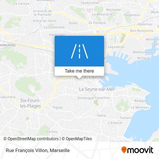 Rue François Villon map