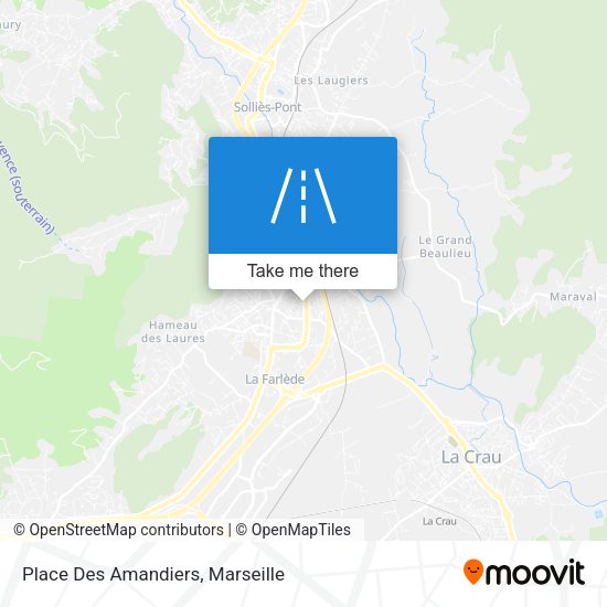 Place Des Amandiers map