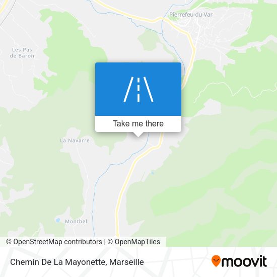 Chemin De La Mayonette map