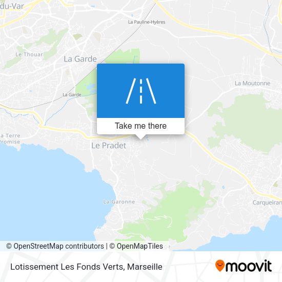 Lotissement Les Fonds Verts map