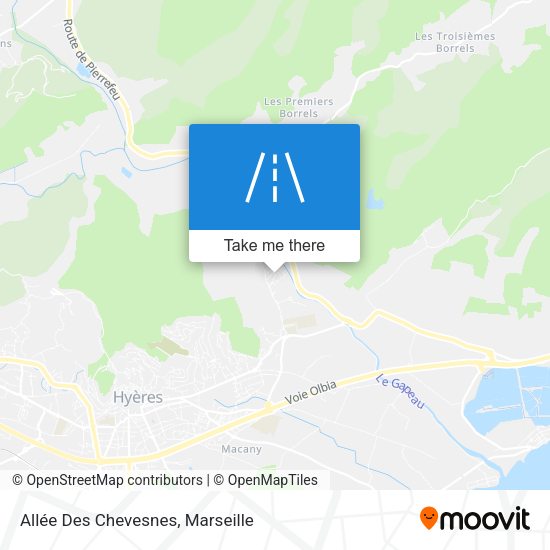 Allée Des Chevesnes map