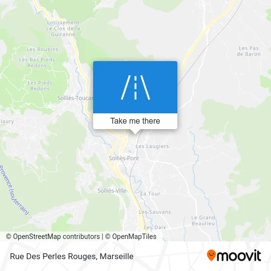 Rue Des Perles Rouges map