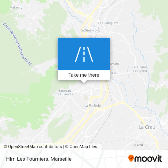 Hlm Les Fourniers map