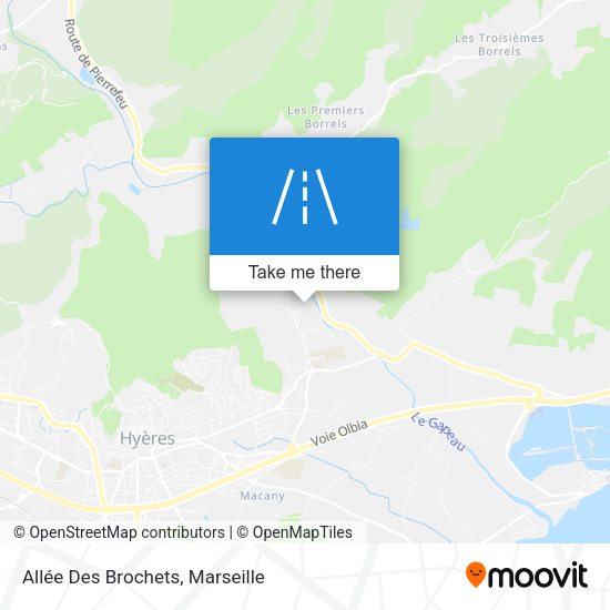 Allée Des Brochets map