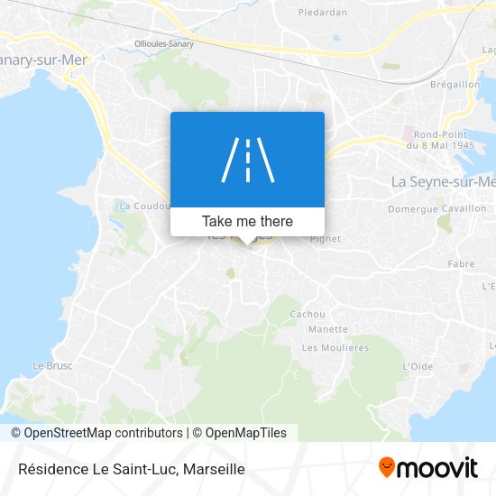 Résidence Le Saint-Luc map