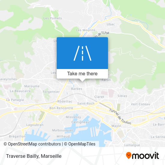 Traverse Bailly map