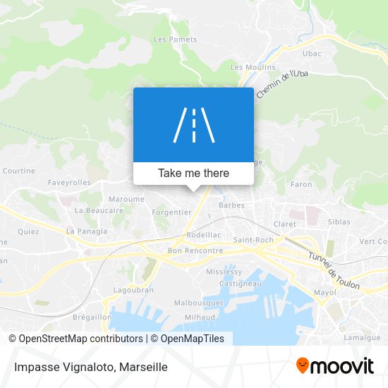 Impasse Vignaloto map