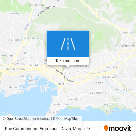 Rue Commandant Emmanuel Davin map