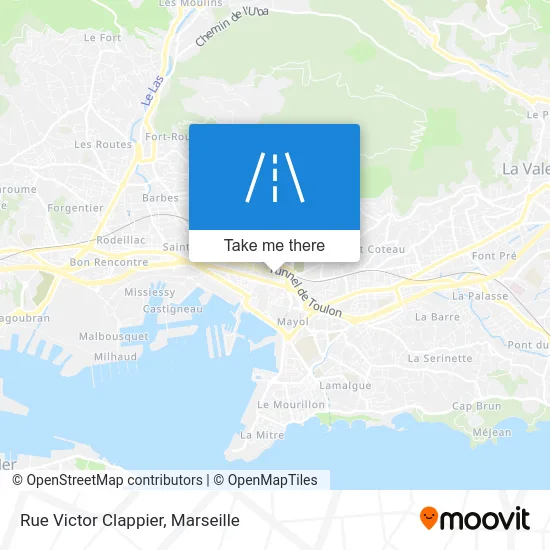 Rue Victor Clappier map