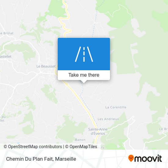 Chemin Du Plan Fait map