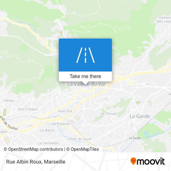 Rue Albin Roux map
