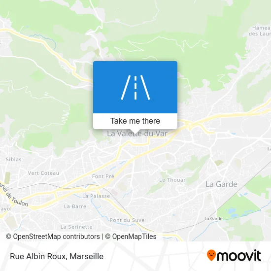 Rue Albin Roux map