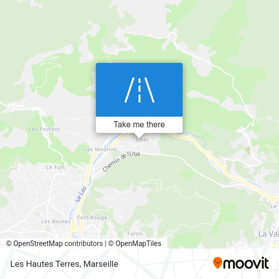 Les Hautes Terres map