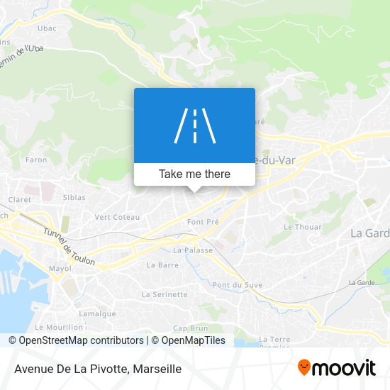 Avenue De La Pivotte map