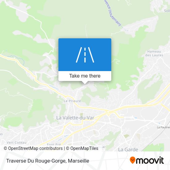 Traverse Du Rouge-Gorge map