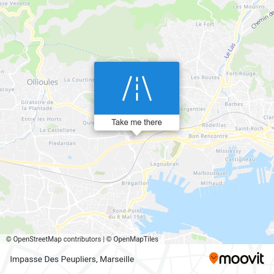Impasse Des Peupliers map